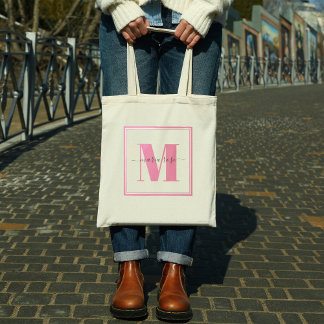 Monogramme Tote Bags