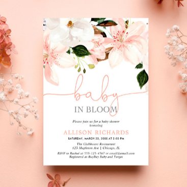 Invitations  Baby Shower Filles