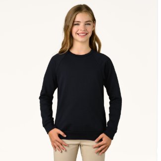 Sweatshirt American Apparel Raglan pour filles